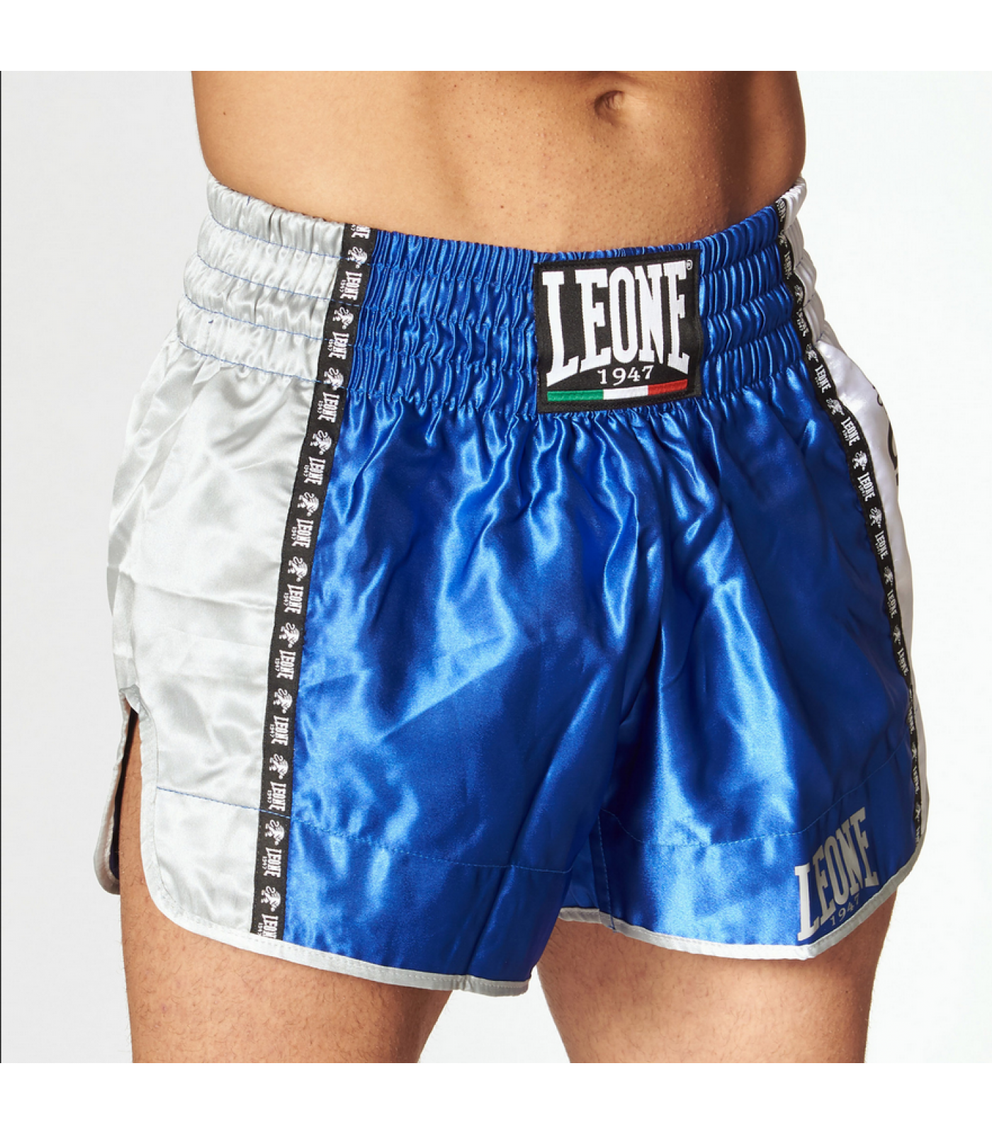 Leone - TRAINING THAI SHORTS - Blue - Муай Тай Шорти - AB760